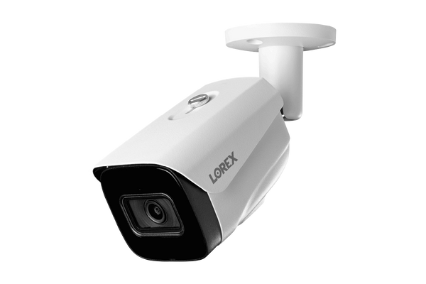 Lorex 4K (8MP) Smart IP White Security Camera with Listen-in Audio and Real-Time 30FPS Recording - Open Box