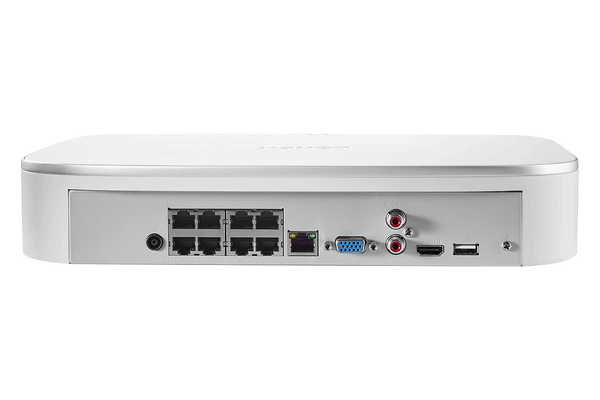 8-Channel Fusion NVR System with 4K (8MP) IP Cameras