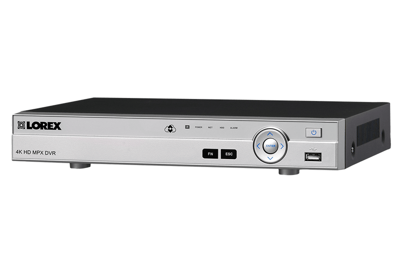 4K Ultra HD (4 x 1080p) MPX Security DVR - 8 Channel, 2TB Hard Drive, Works with Older BNC Analog Cameras, CVI, TVI, AHD