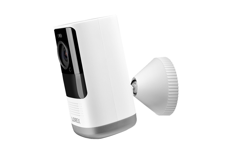  Lorex Cámara de seguridad sin cables 2K - Exterior e interior  Añadir en batería Sistema de vigilancia inalámbrico para el hogar y  negocios - Disuasión activa, detección de personas - Requiere