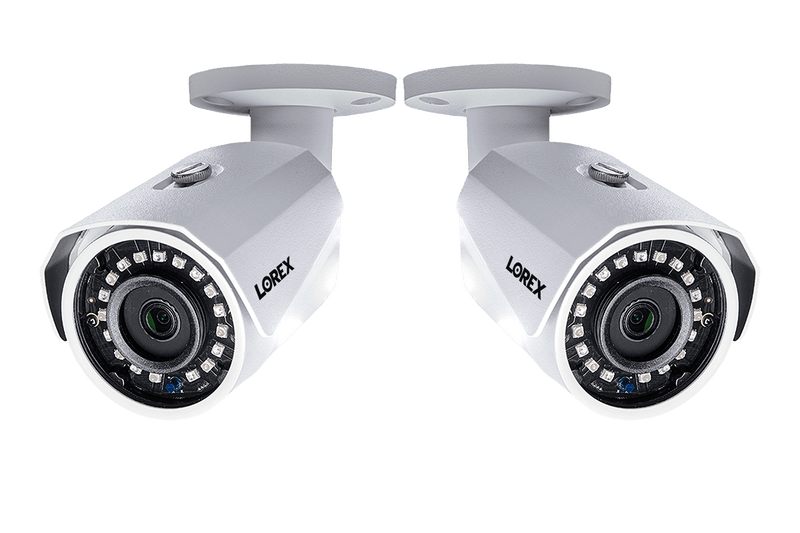 2K (5MP) Super HD Weatherproof Night Vision Security Camera (2-pack)