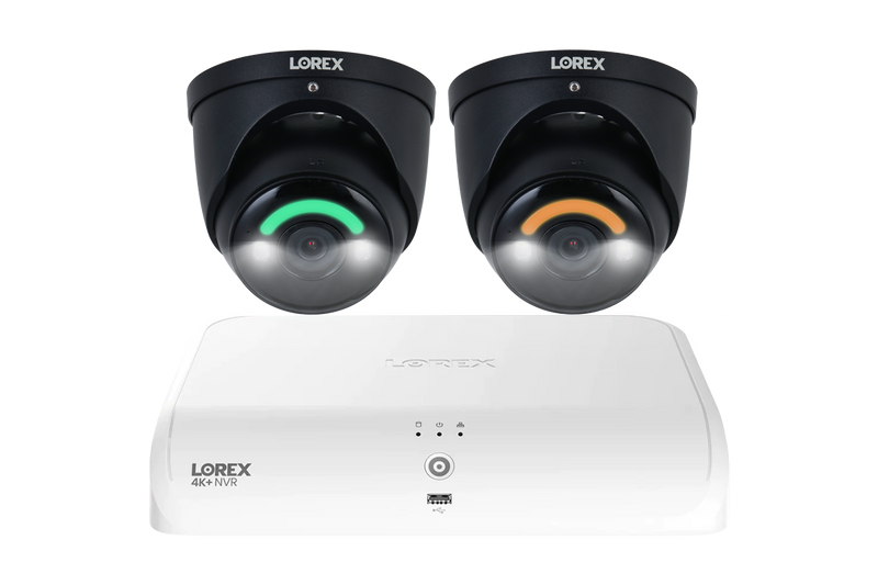 Lorex Fusion Series 4K 16 Camera Capable (8 Wired + 8 Fusion Wi-Fi) 2TB Wired System with H16 IP Dome Cameras