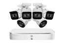 Lorex Fusion 4K 16 Camera Capable (8 Wired + 8 Wi-Fi) 2TB NVR System with 4 IP Bullet Cameras and 2 Wi-Fi Cameras - image 1 of 8