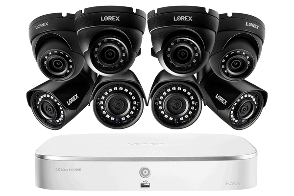 8-Channel Home Security System with 2K (5MP) Resolution IP Cameras