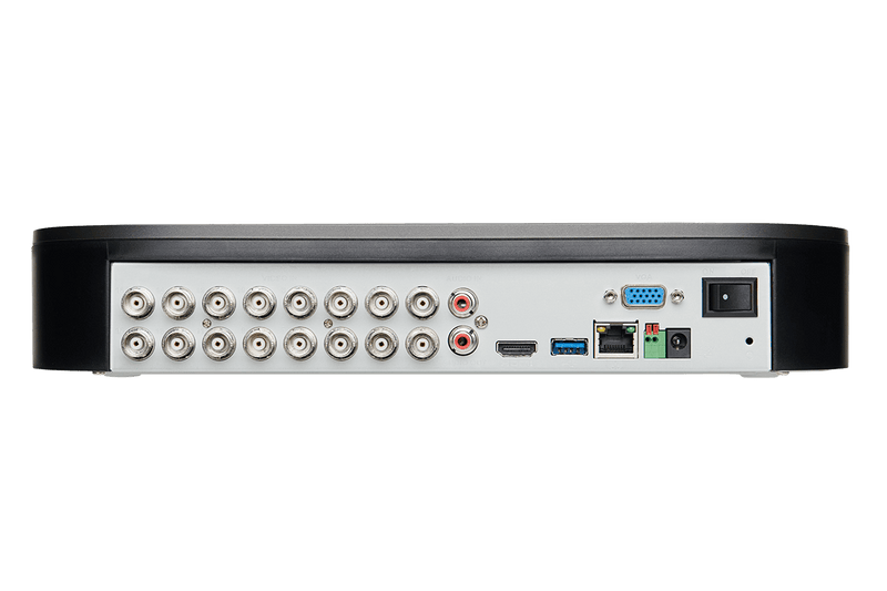 1080p Camera System with 16-Channel 4K DVR and Sixteen 1080p HD Metal Outdoor Cameras, 150FT Night Vision - Lorex Corporation