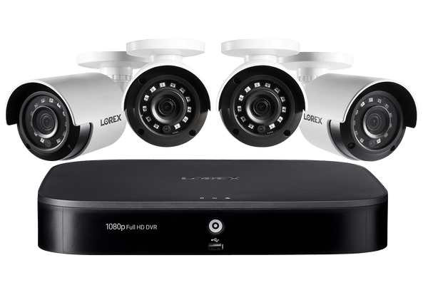 1080p HD 8-Channel Security System with 1080p HD Weatherproof Bullet Security Camera, Advanced Motion Detection and Smart Home Voice Control - Lorex Corporation