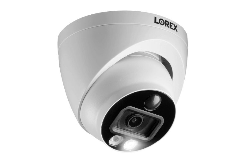 1080p HD 8-Channel Security System with 4 1080p Active Deterrence Security Cameras, Advanced Motion Detection and Smart Home Voice Control - Lorex Corporation