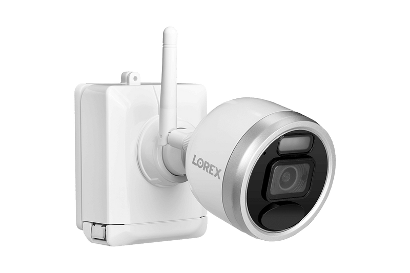 1080p HD Wire-Free Security System with 4 Battery-Operated Active Deterrence Cameras and Person Detection - Lorex Corporation