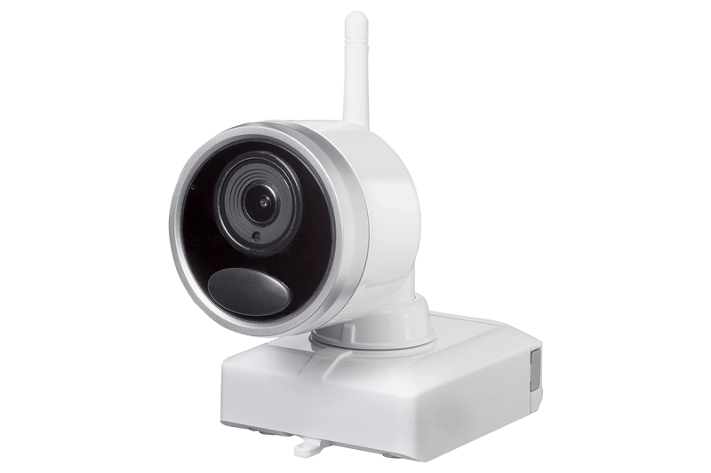 1080p Wire Free Camera System with Six Battery-Powered White Cameras, 65ft Night Vision, Two-Way Audio - Lorex Corporation