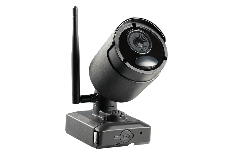 1080p Wire Free Camera System with Three Battery Powered Metal Cameras, 65ft Night Vision, Two-Way Audio, and a 1TB Hard Drive - Lorex Corporation