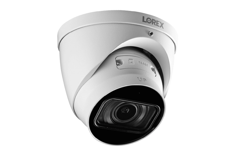 16-Channel 4K Nocturnal NVR System with Eight Audio Domes and Eight Motorized Varifocal Smart IP Cameras - Lorex Corporation