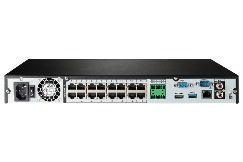 16-Channel 4K Ultra HD Fusion NVR IP System with 16 Smart Deterrence Cameras - Lorex Corporation