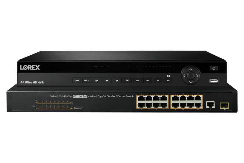 32-Channel 4K NVR System with 32 Varifocal Nocturnal IP Security Cameras - Lorex Corporation