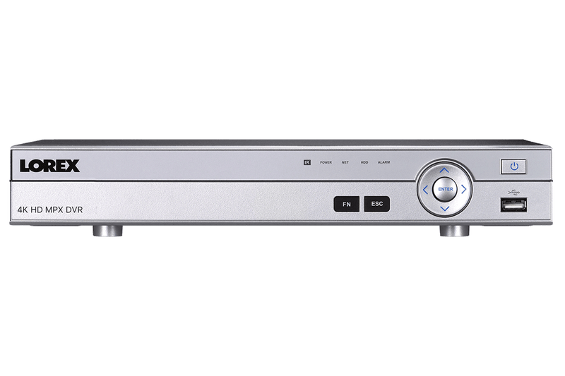 4K Ultra HD (4 x 1080p) MPX Security DVR - 8 Channel, 2TB Hard Drive, Works with Older BNC Analog Cameras, CVI, TVI, AHD - Lorex Corporation