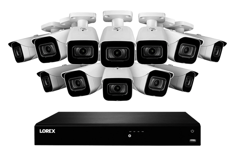 4K Ultra HD Fusion NVR System with 12 Outdoor 4K (8MP) IP Cameras with Smart Motion Detection - Lorex Corporation