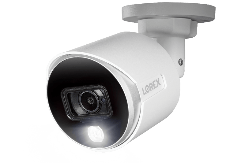 4K Ultra HD Security System with 4K (8MP) Active Deterrence Cameras featuring Advanced Person/Vehicle Detection - Lorex Corporation