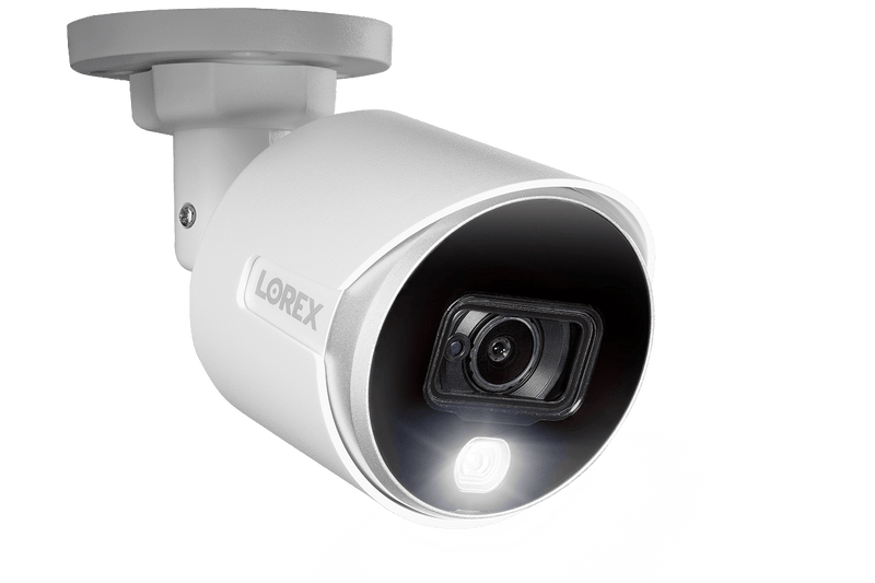 4K Ultra HD Security System with Eight 4K (8MP) Active Deterrence Cameras featuring Smart Motion Detection and Smart Home Voice Control - Lorex Corporation