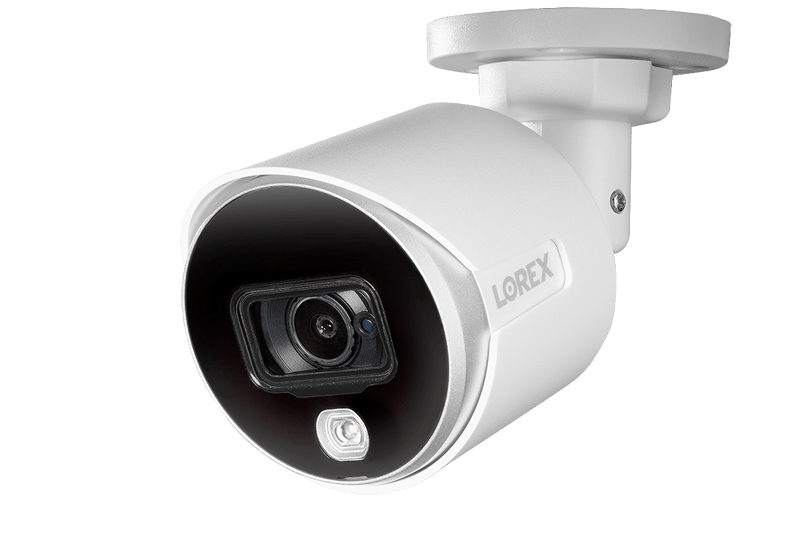 4K Ultra HD Security System with Four 4K (8MP) Active Deterrence Cameras featuring Smart Motion Detection and Smart Home Voice Control - Lorex Corporation