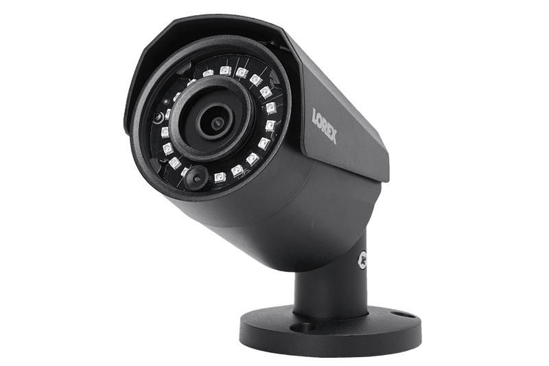 4MP Outdoor Metal Camera with 150FT Color Night Vision, HEVC, Black - Lorex Corporation