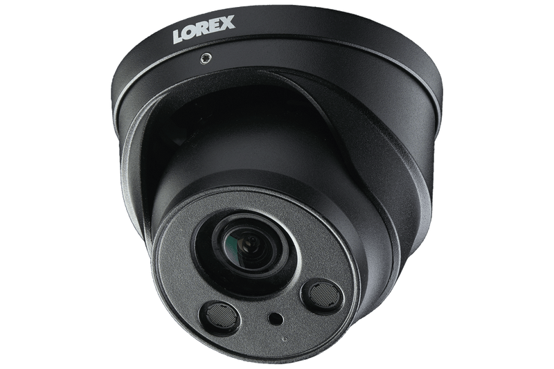 8-Channel 4K Nocturnal IP NVR System with Two 4K Metal Dome Cameras Featuring Audio and Two 4K Metal Dome Cameras Featuring 4x Optical Zoom - Lorex Corporation