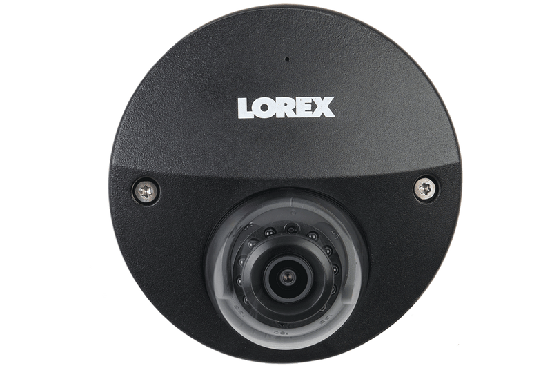 Audio HD IP 2K Dome Security Camera, 150ft night vision, wide angle lens (2-pack) - Lorex Corporation