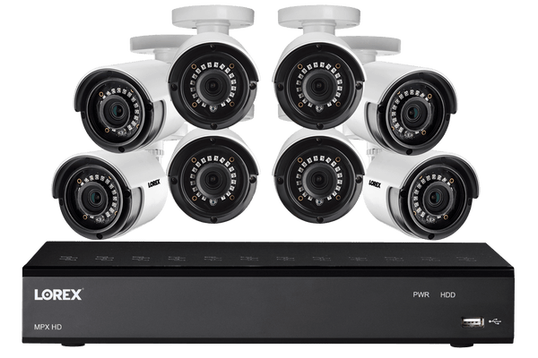 HD Security Camera System with Eight 1080p Bullet Cameras & Lorex Cirrus Connectivity - Lorex Corporation