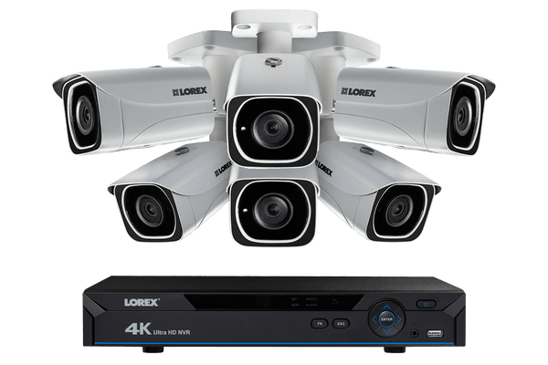 IP Camera System with 6 Ultra HD 4K Security Cameras & Lorex Cloud Connectivity - Lorex Corporation