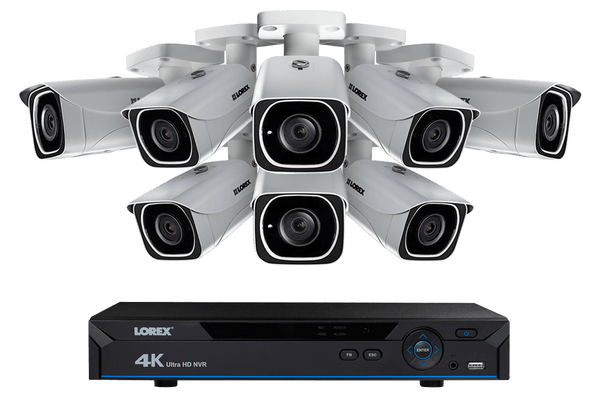 IP Camera System with 8 Ultra HD 4K Security Cameras & Lorex Cloud Connectivity - Lorex Corporation