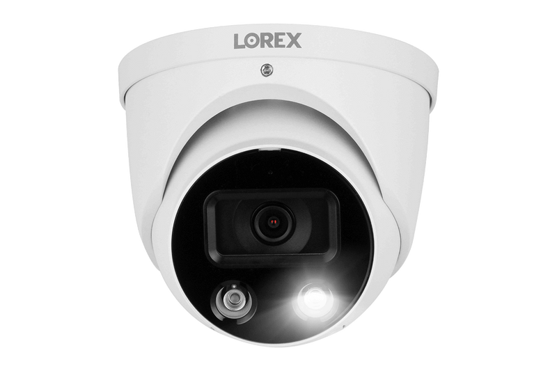 Lorex 16-channel Fusion NVR System with 8 Smart Deterrence Security Cameras - Lorex Corporation