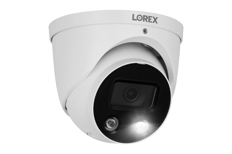 Lorex 16-channel Fusion NVR System with 8 Smart Deterrence Security Cameras - Lorex Corporation