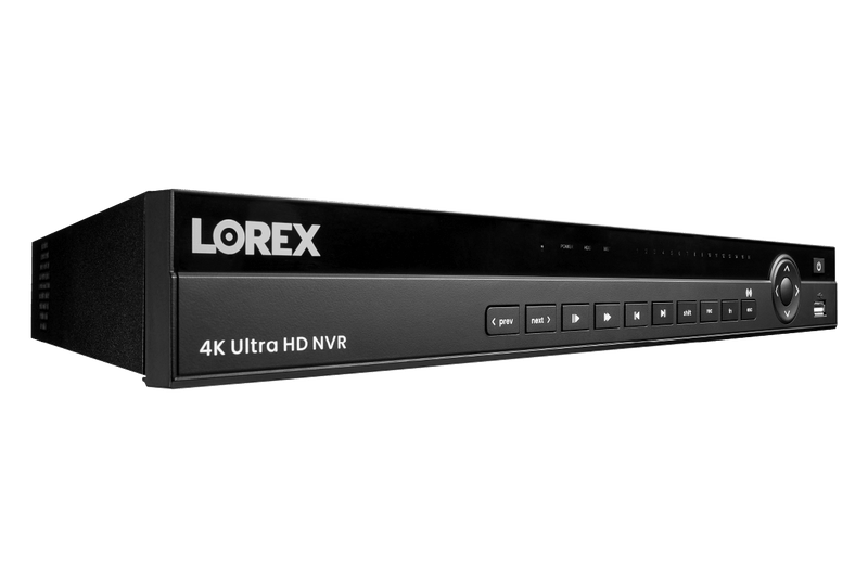 Lorex 4K (16 Camera Capable) 4TB NVR System with Eight 2K Pan Tilt Zoom IP Cameras - Lorex Corporation