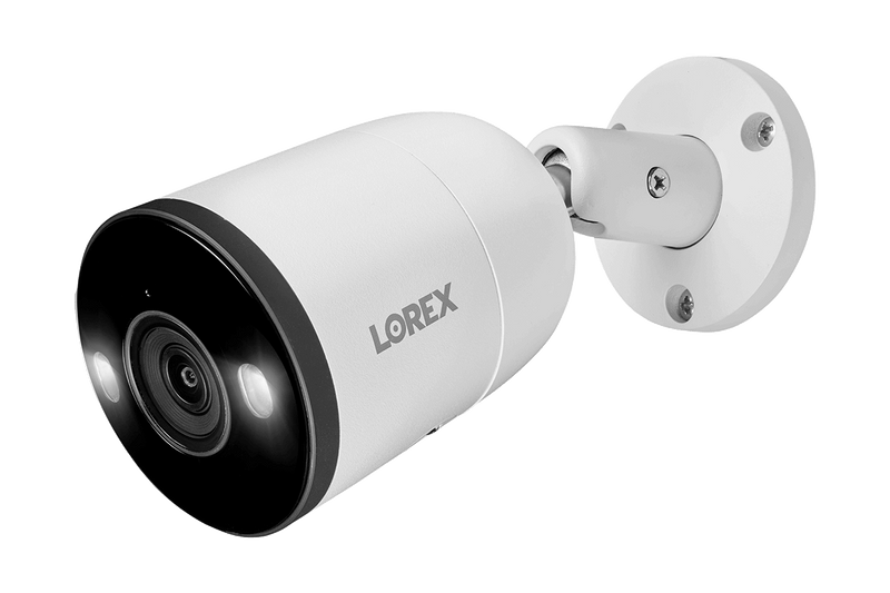 Lorex 4K (16 Camera Capable) 4TB Wired NVR System with 9 Smart Deterrence Cameras and Smart Sensor Kit - Lorex Corporation