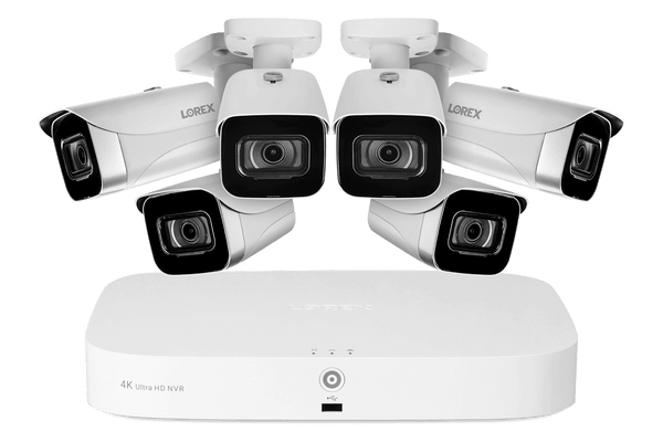 Lorex 4K 16-Camera Capable (8 Wired + 8 Fusion Wi-Fi) 2TB NVR System with 6 Bullet Cameras - Lorex Corporation