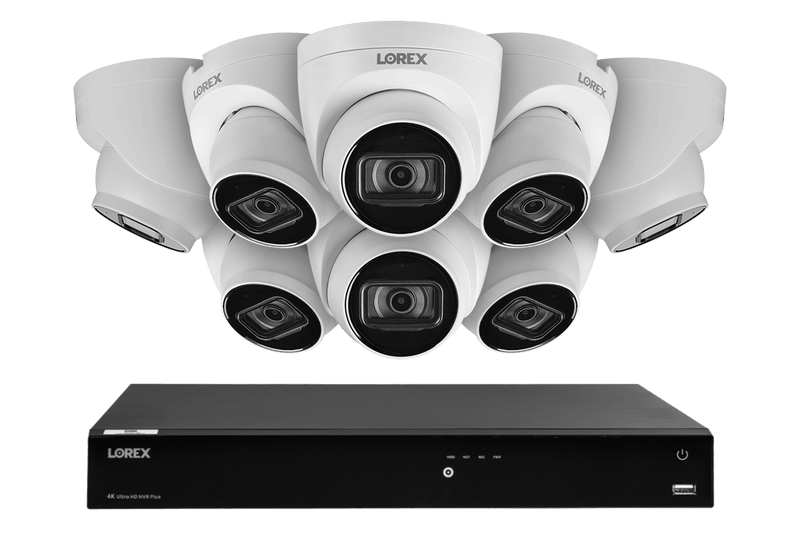 Lorex 4K 16-Channel 3TB Wired NVR System with 8 Dome Cameras - Lorex Corporation