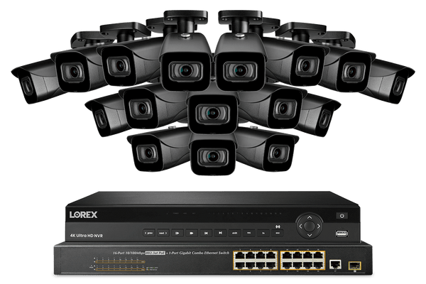 Lorex 4K (32 Camera Capable) 8TB Wired NVR System with IP Bullet Cameras - Lorex Corporation