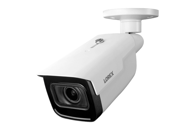 Lorex 4K Nocturnal 3 Motorized Varifocal Smart IP White Bullet Security Camera (White) - Open Box - Lorex Corporation