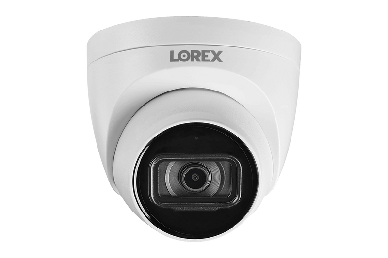 Lorex Fusion 4K (16 Camera Capable) 3TB Wired NVR System with 8 IP Dome Cameras featuring Listen-In Audio - Amazon - Lorex Corporation