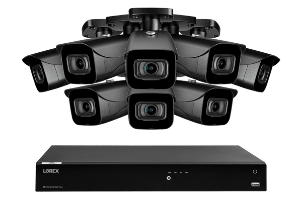 Lorex Fusion 4K (16 Camera Capable) 3TB Wired NVR System with IP Bullet Cameras - Amazon - Lorex Corporation