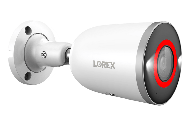 Lorex Fusion 4K (16 Camera Capable) 4TB Wired NVR System with 7 Bullet Camera Featuring Smart Security Lighting and 2-Way Audio - Lorex Corporation