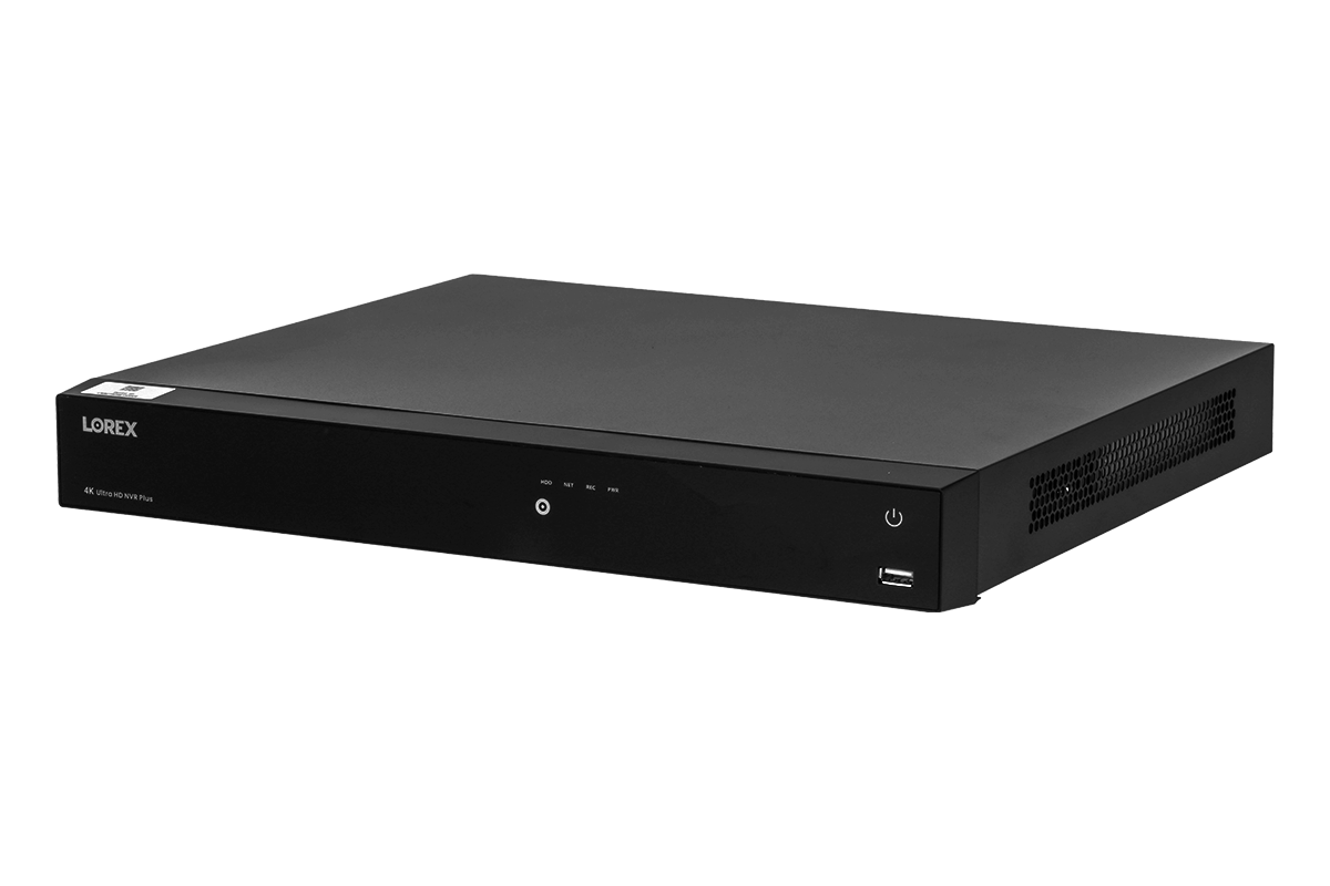 Lorex Fusion 4K (16 Camera Capable) 4TB Wired NVR System With Eight IP