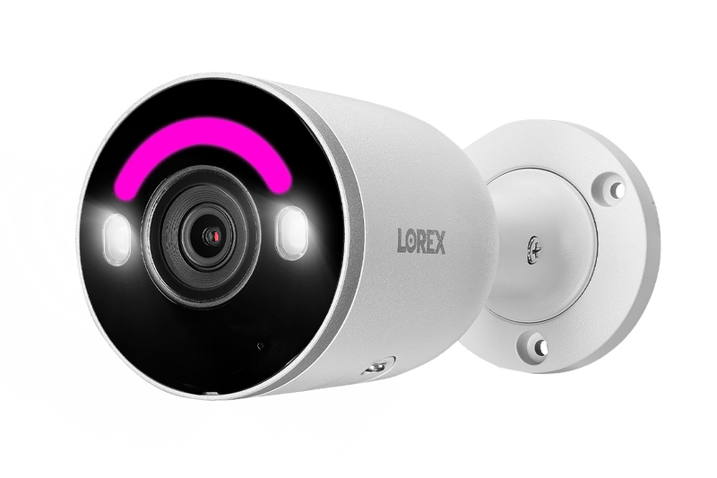 Lorex Fusion 4K 16 Camera Capable (8 Wired and 8 Wi-Fi) 2TB Wired NVR System with 4 Bullet Cameras Featuring Smart Security Lighting - Lorex Corporation