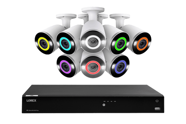 Lorex Fusion 4K 16-Channel 3TB Wired NVR System with 8 Bullet Cameras Featuring Smart Deterrence and 2-Way Talk - Amazon - Lorex Corporation