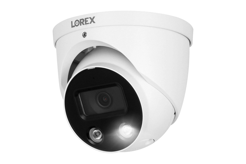 Lorex Fusion 4K 16-Channel (8 Wired + 8 Wi-Fi) 2TB NVR System with 3 Dome Cameras Featuring Smart Deterrence and 2-Way Talk - Amazon - Lorex Corporation