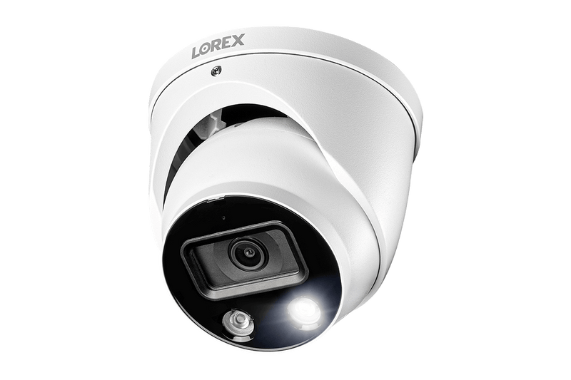 Lorex Fusion 4K 8-Channel 2TB Wired NVR System with Four 4K IP Dome Cameras + Two 2K Wi-Fi Indoor Cameras - Lorex Corporation